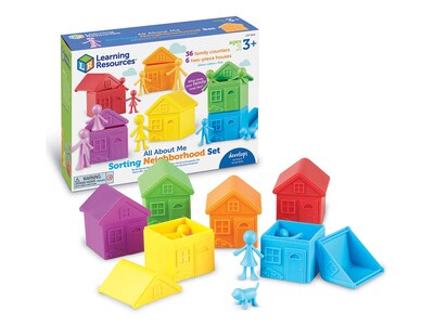 Learning Resources All About Me Sorting Neighborhood Set, Assorted Colors (LER3369)