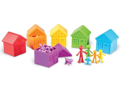 Learning Resources All About Me Sorting Neighborhood Set, Assorted Colors (LER3369)