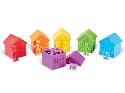 Learning Resources All About Me Sorting Neighborhood Set, Assorted Colors (LER3369)