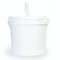 Jumbo Roll Wipe Dispenser Bucket with Lid, White (MC7067-KIT)