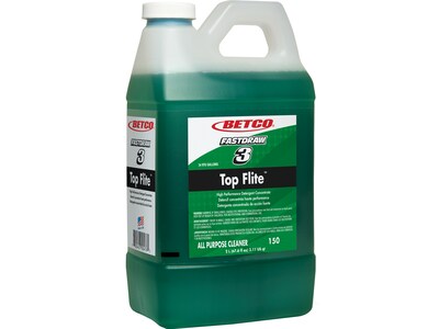 Betco Top Flite All-Purpose Cleaner, Mint Scent, 67.6 Oz., 4 Bottles/Carton (15047-00)