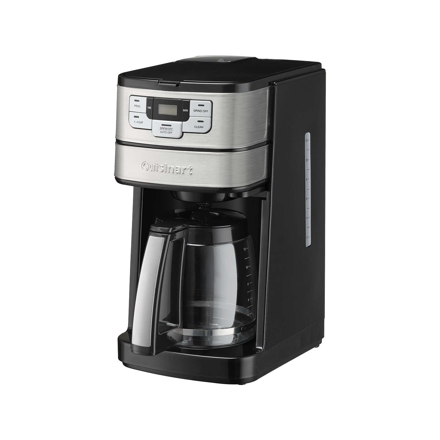 Cuisinart Grind & Brew 12-Cup Automatic Coffee Maker, Black/Stainless (DGB-400)