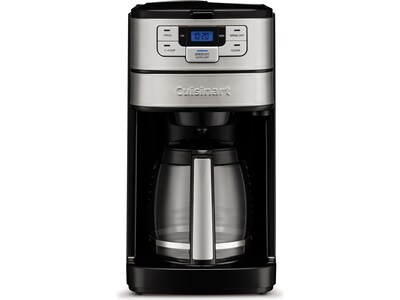 Cuisinart Grind & Brew 12-Cup Automatic Coffee Maker, Black/Stainless (DGB-400)