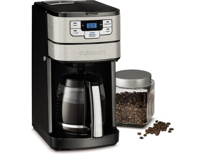 Cuisinart Grind & Brew 12-Cup Automatic Coffee Maker, Black/Stainless (DGB-400)
