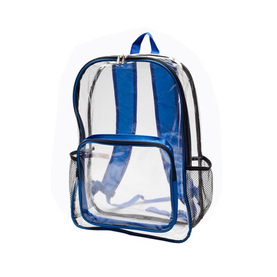 Natico Black and Blue Polyester Sports Backpack (60-BP-29BL)