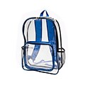 Natico Black and Blue Polyester Sports Backpack (60-BP-29BL)
