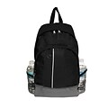 Natico Black and Grey School Backpack (60-BP-57BK)