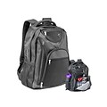 Natico Black Polyester Transit Backpack (60-BP-67BK)