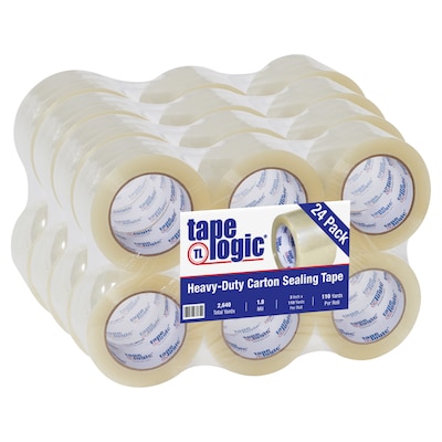 Tape Logic Acrylic Packing Tape, 1.8 Mil, 3 x 110 yds., Clear, 24/Carton (T905170)