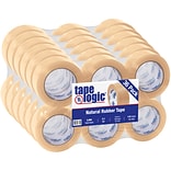 Tape Logic® #53 PVC Natural Rubber Tape, 2.1 Mil, 2 x 110 yds., Clear, 36/Case