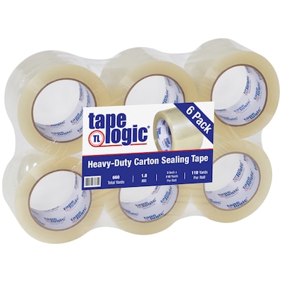 UPC 848109033525 product image for Tape Logic #170 Industrial Packing Tape, 3 x 110 yds, Clear, 6/Carton (T9051706P | upcitemdb.com