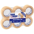 Tape Logic® #53 PVC Natural Rubber Tape, 2.1 Mil, 2 x 110 yds., Clear, 6/Case