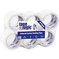 Tape Logic Colored Carton Sealing Heavy Duty Packing Tape, 3 x 55 yds., White, 6/Carton (T90522W6PK)