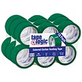 Tape Logic Colored Carton Sealing Heavy Duty Packing Tape, 2 x 55 yds., Green, 18/Carton (T90122G18PK)