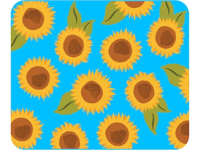 OTM Essentials Prints Sunflowers Mouse Pad, Blue/Brown/Green/Yellow (OP-MH2-A02-79)
