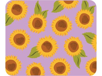 OTM Essentials Prints Sunflowers Mouse Pad, Pink/Brown/Green/Yellow (OP-MH3-A02-79)