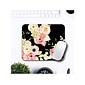 OTM Essentials Prints Flower Garden Mouse Pad, Black/Pink/Green (OP-MH-Z034C)
