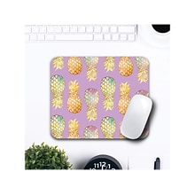 OTM Essentials Prints Golden Pineapple Mouse Pad, Pink/Gold (OP-MH3-Z089A)