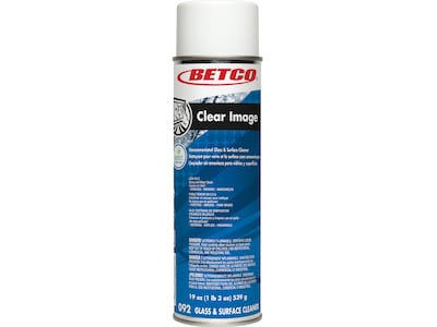 Betco Clear Image Glass and Surface Cleaner, Rain Fresh Scent, 19 Oz., 12/Carton (09223-02)