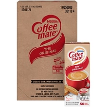 Coffee mate Singles Original Creamer, 50 Count, 4/Pack (283-00008)