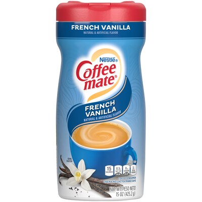 Coffee mate French Vanilla Powdered Creamer, 15 oz., 12/Carton (NES35775)