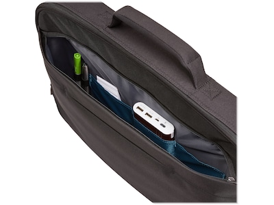 Case Logic Advantage Polyester Laptop Briefcase for 17.3" Laptops, Black (3203991)
