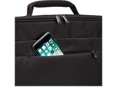 Case Logic Advantage Polyester Laptop Briefcase for 17.3" Laptops, Black (3203991)