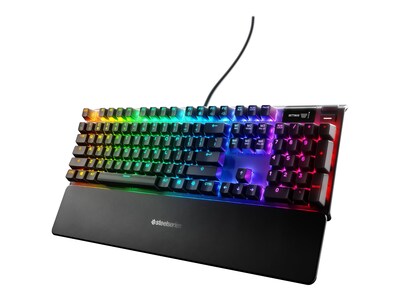 SteelSeries Apex Gaming Mechanical Keyboard, Black (64774)