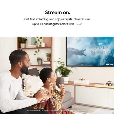 Chromecast with Google TV 4K | 3 Colors