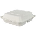 Emerald Tree-Free Farm to Paper Agricultural Waste Clamshell Container, 50/Box (EMRCS9-200)