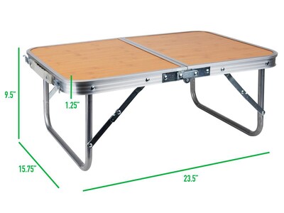 Mind Reader 23.5 x 15.75 Aluminum/Iron/MDF Laptop Tray, Brown (TAFOLAP-BRN)