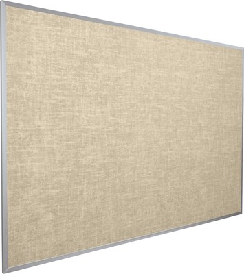 Best-Rite Vin-Tak Vinyl Bulletin Board, Aluminum Trim, Cotton Vinyl, 3H x 4W (311AC-46)