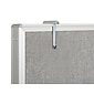 Best-Rite Cubicle Whiteboard Hangers, Gray, Set of 2 (56389)