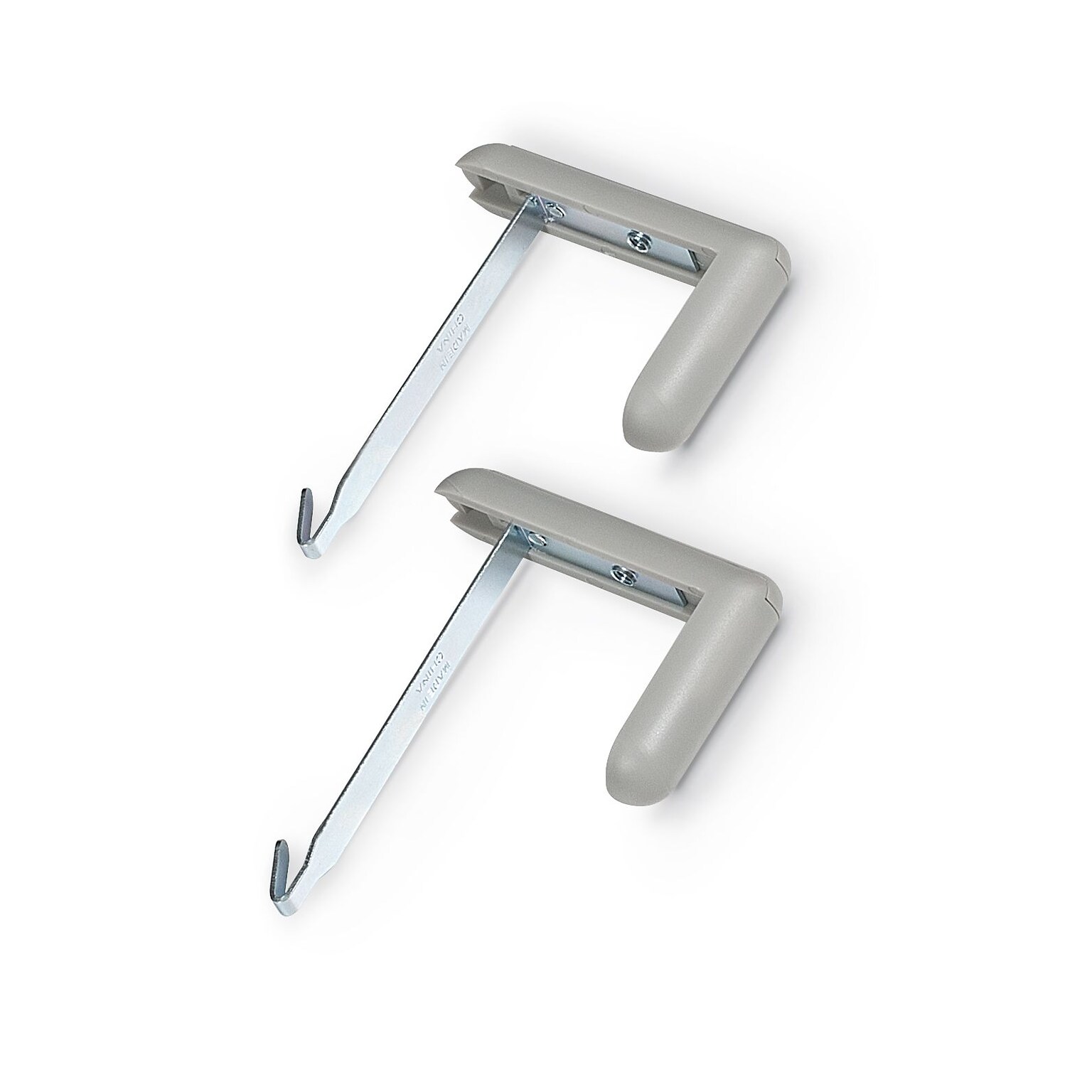 Best-Rite Cubicle Whiteboard Hangers, Gray, Set of 2 (56389)