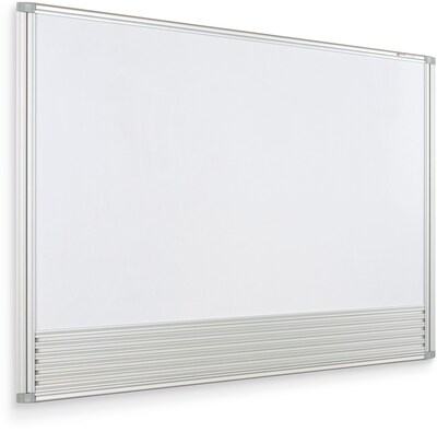 Best-Rite Cubicle Message Whiteboard 2W x 1.5H Magnetic Porcelain Steel (661AA)