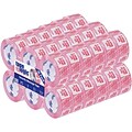 Tape Logic 2 x 110 yds. x 2.5 mil TAMPER EVIDENT Security Tape,  Red/White, 36/Carton