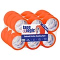Tape Logic® Carton Sealing Tape, 2.2 Mil, 2 x 55 yds., Orange, 18/Case (T90122O18PK)