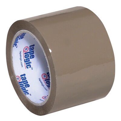 Tape Logic® #291 Industrial Tape, 2.6 Mil, 3 x 55 yds., Tan, 6/Case (T905291T6PK)