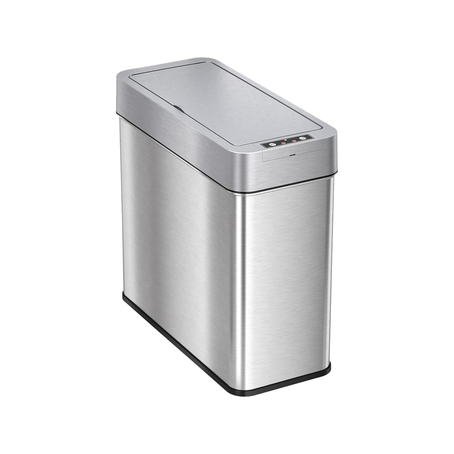 iTouchless Stainless Steel Left Sensor Trash Can, 4-Gallon, Silver (SG04SSL)
