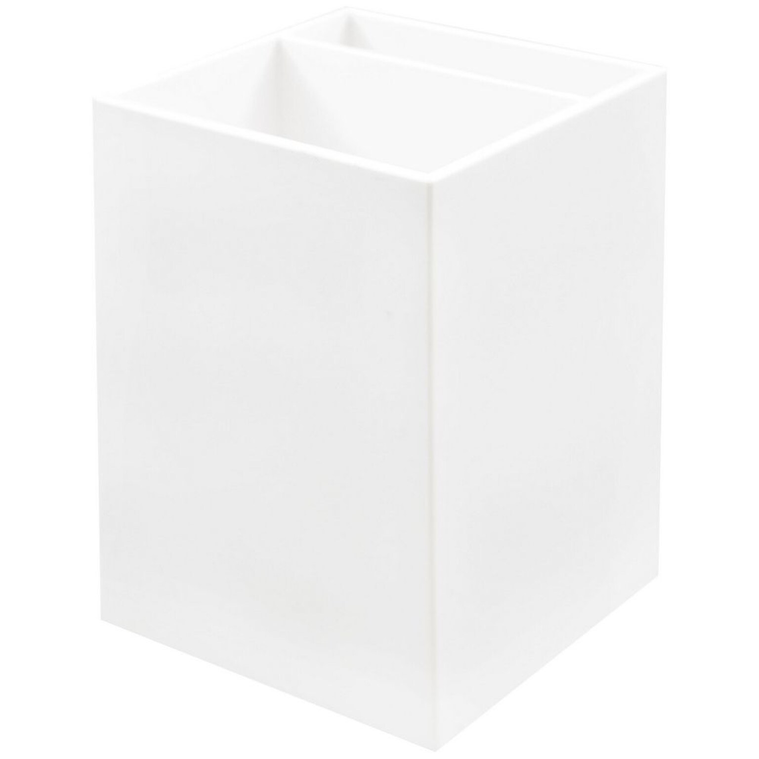 JAM Paper Plastic Pen Holder, White (341wh)