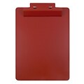 JAM Paper® Aluminum Premium Clipboard with Hinge, Letter Size, 9 x 12 1/2, Red Clip Board, Sold Individually (340933566)