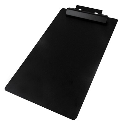 JAM Paper® Aluminum Premium Clipboard with Hinge, Legal Size, 9 x 15 1/2, Black Clip Board, Sold Individually (340933569)