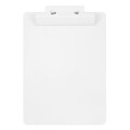 JAM Paper® Aluminum Premium Clipboard with Hinge, Letter Size, 9 x 12 1/2, White Clip Board, Sold Individually (340933568)