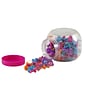 JAM Paper Colored Pushpins, Assorted Colors Push Pins, 150/Jar, 2 Jars/Pack (22433543a)