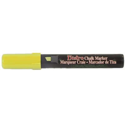 Marvy Uchida® Chisel Tip Erasable Chalk Markers, Yellow, 2/Pack (526483YEa)