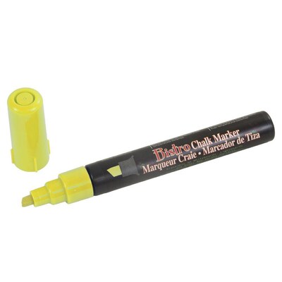 Marvy Uchida® Chisel Tip Erasable Chalk Markers, Yellow, 2/Pack (526483YEa)