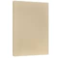 JAM Paper® Vellum Bristol 67lb Cardstock, 11 x 17 Tabloid Coverstock, Tan Brown, 50 Sheets/Pack (169