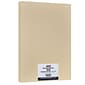 JAM Paper® Vellum Bristol 67lb Cardstock, 11 x 17 Tabloid Coverstock, Tan Brown, 50 Sheets/Pack (16932840)