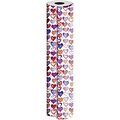 JAM Paper® Industrial Size Wrapping Paper Rolls, Lovely  Hearts, 1/4 Ream (520 Sq. Ft), Sold Individually (165J45430208)
