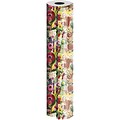 JAM Paper® Industrial Size Wrapping Paper Rolls, Floral Collage, 1/2 Ream (1042.5 Sq. Ft), Sold Individually (165J14030417)